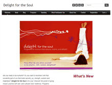 Tablet Screenshot of delightforthesoul.com